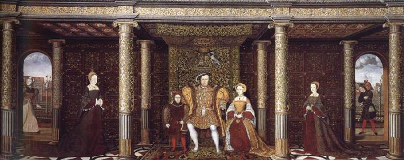unknow artist The Family of Henry Viii Norge oil painting art